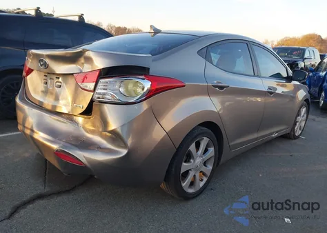 2013 Hyundai Elantra Limited из США, поврежденный, VIN 5NPDH4AE1DH441964